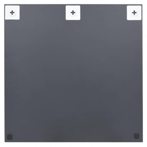 Vægspejl med LED-lys - firkantet glas, 60 × 60 cm