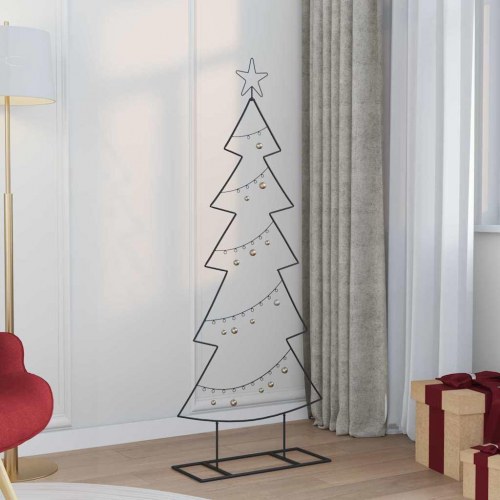 Juletræ i metal KUOPIO med fod 150 cm - sort