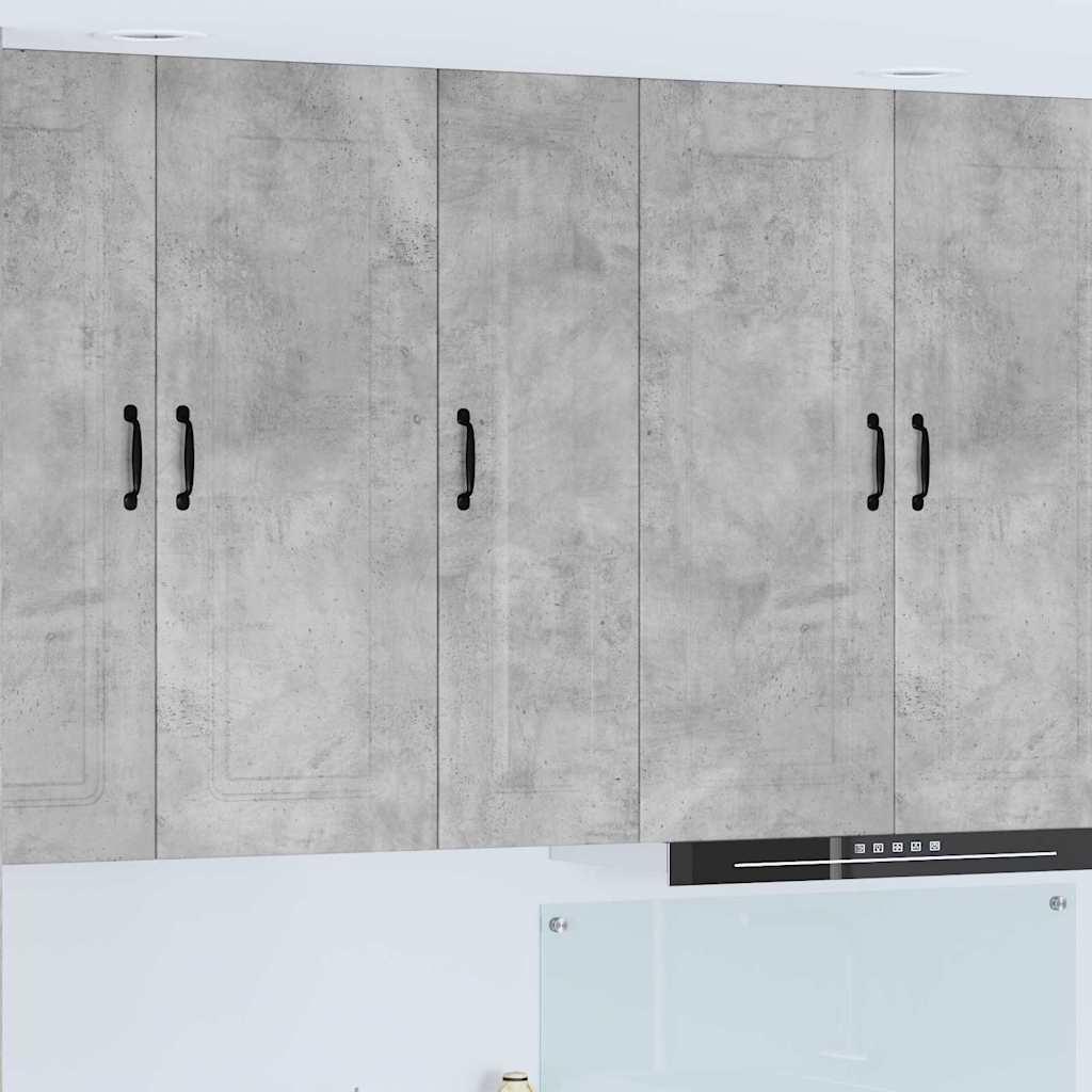 Vægskab til køkken Beton Grå 30 x 31 x 100 cm Konstrueret træ billede