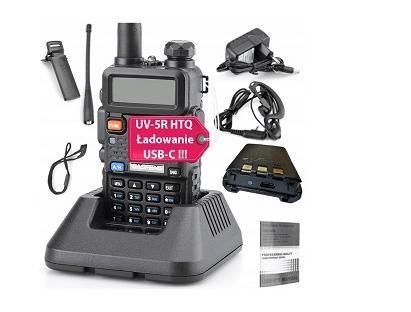 Walkie talkie BAOFENG UV-5R HTQ med USB-C opladning billede