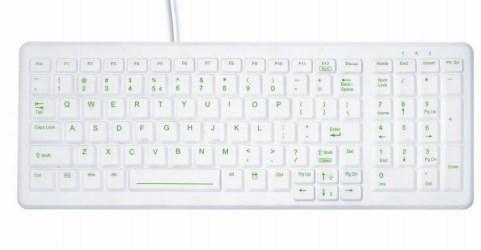 Tastatur Cherry Active Key AK-C7000 Office USB QWERTZ (tysk) - hvid billede