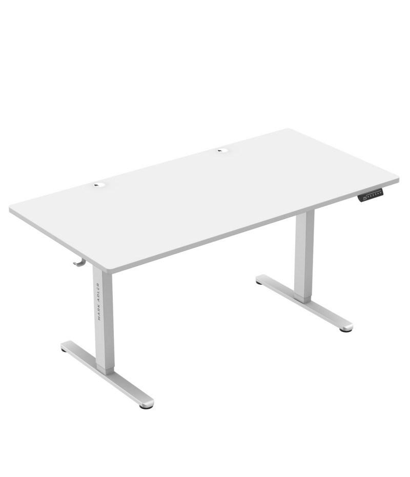 Hæve-/sænkebord MARK ADLER Electric Desk MA‑Leader 7.6 – Hvid billede