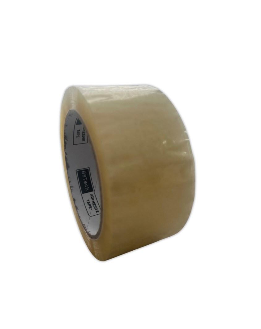 Pakketape transparent 48 mm x 60 m - BESTPAK akryl, silent release billede