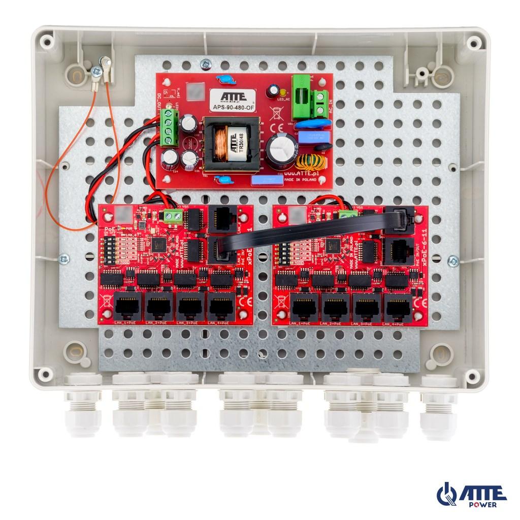Netværksswitch PoE udendørs 10-port - Atte IP-9-11-L2 billede