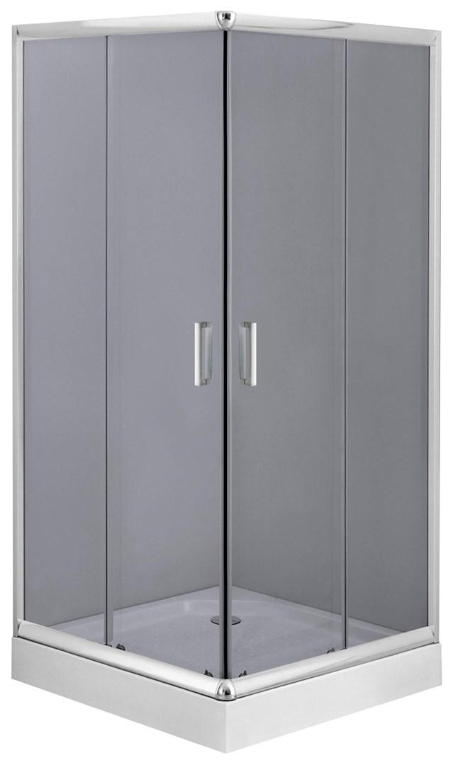 Brusekabine firkantet 90 cm - deante billede