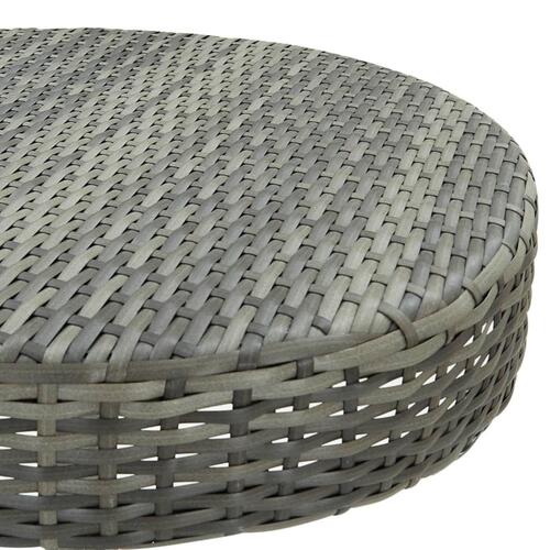 Barsæt til haven 3 dele med hynder polyrattan grå