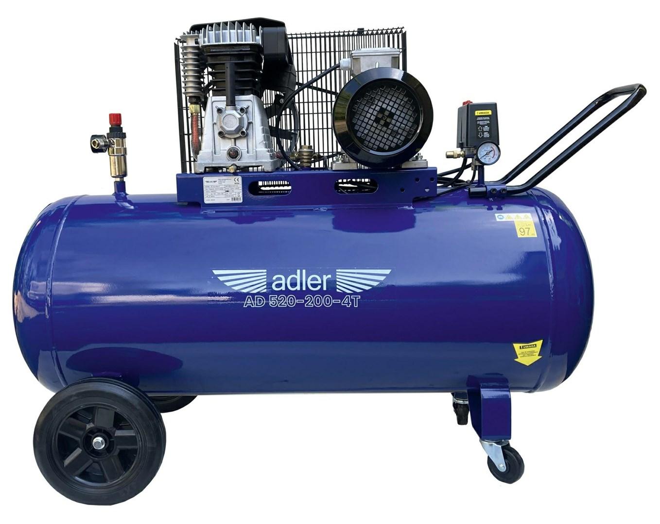 Kompressor Adler 200 l AD520-200-4T 400 V billede