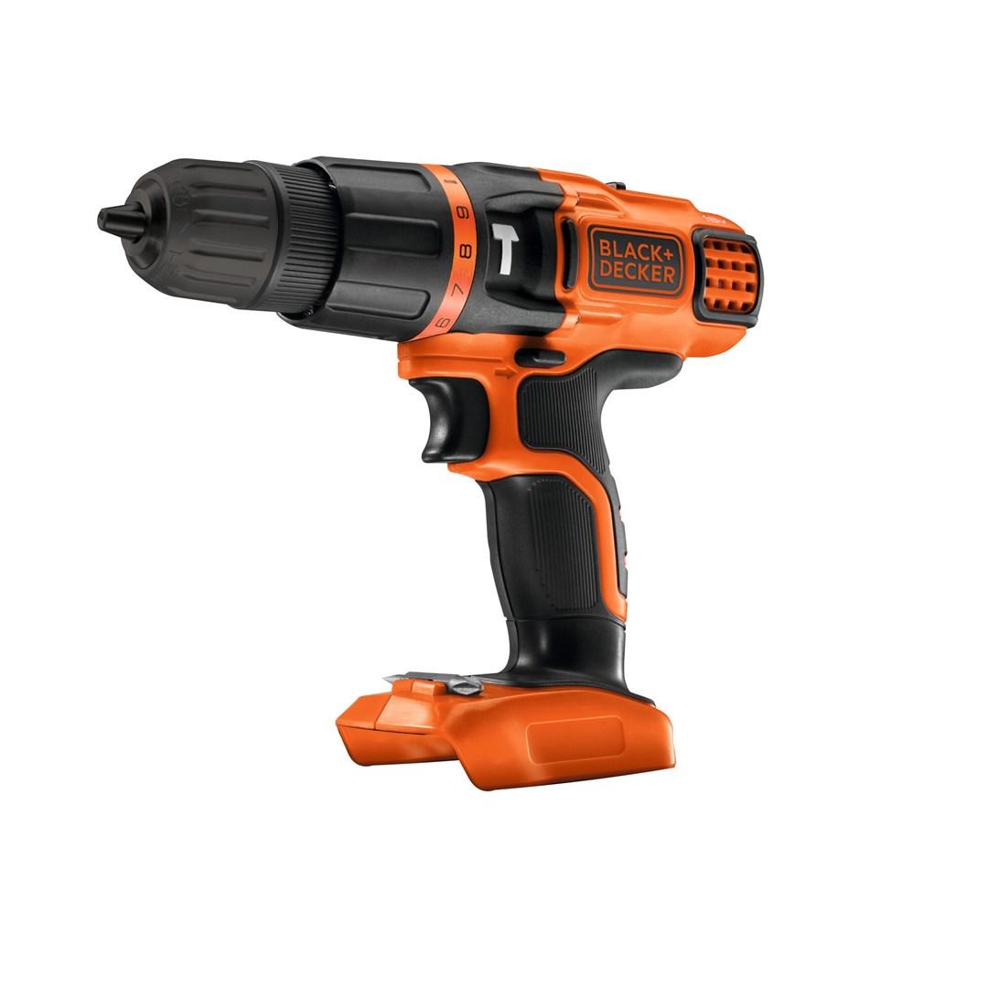 Boremaskine/Skruemaskine 18 V - Black+Decker BDCH188N, 1.350 o/min, sort/orange billede