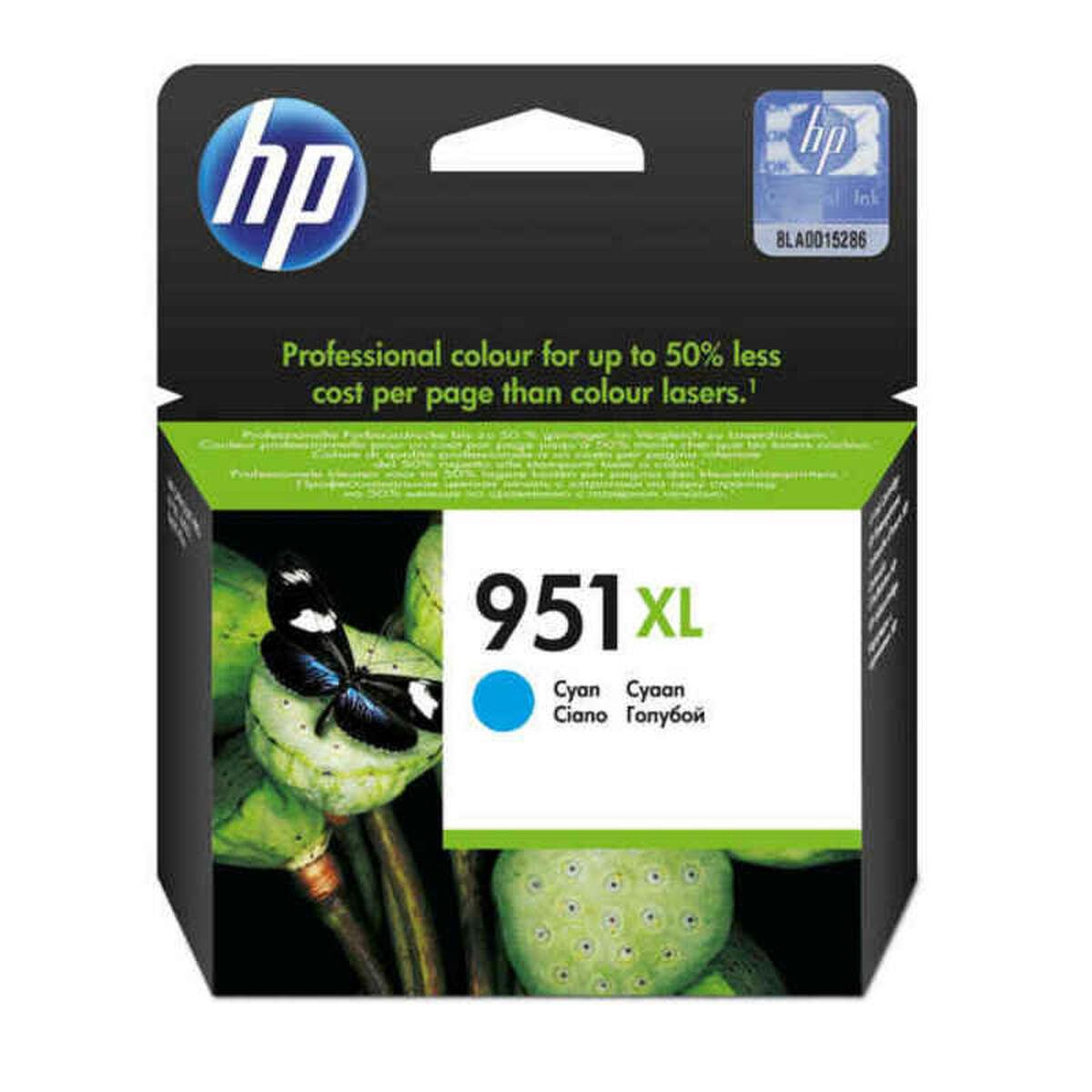 Blækpatron HP 951XL cyan - original inkjet 24 ml billede
