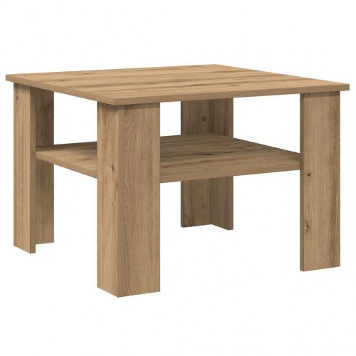 Sofabord 60 × 60 × 42 cm i konstrueret træ - kunsteg
