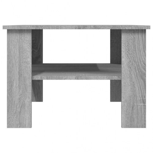 Sofabord 60 × 60 × 42 cm i konstrueret træ - grå sonoma-eg