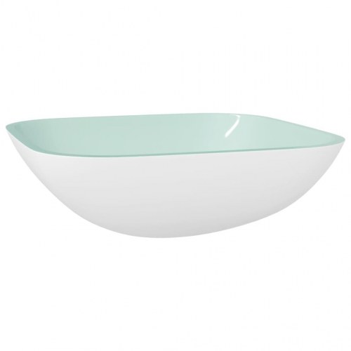 Håndvask i glas 42 × 42 × 14 cm - hvid