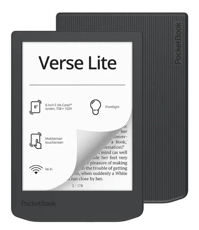 E-bogslæser POCKETBOOK Verse Lite 6" E Ink Carta, 8 GB, Wi‑Fi, grå billede