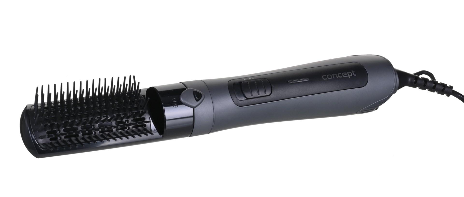 Varmluftsbørste CONCEPT KF1325 - Warm Grey, 600 W, 1,65 m billede