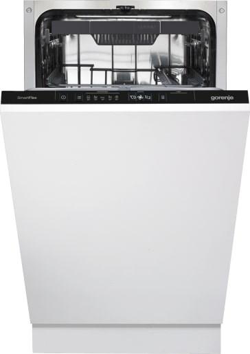 Opvaskemaskine fuldintegreret 45 cm – Gorenje GV563E11, 10 kuverter, energiklasse E billede