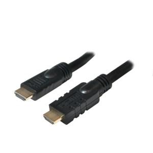 HDMI-kabel 20 m - LogiLink, Type A han/han, sort