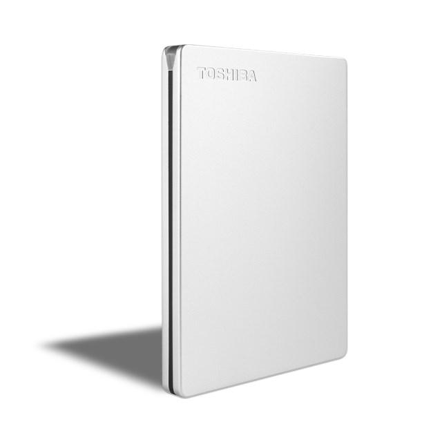 Toshiba Canvio Slim HDTD310ES3DA ekstern harddisk 1 TB 2,5" USB 3.2 Gen 1 - Sølv