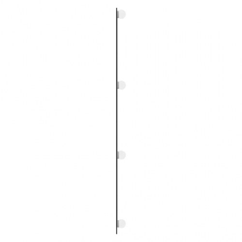 Vægspejl med LED-lys 30 × 100 cm - rektangulært glas