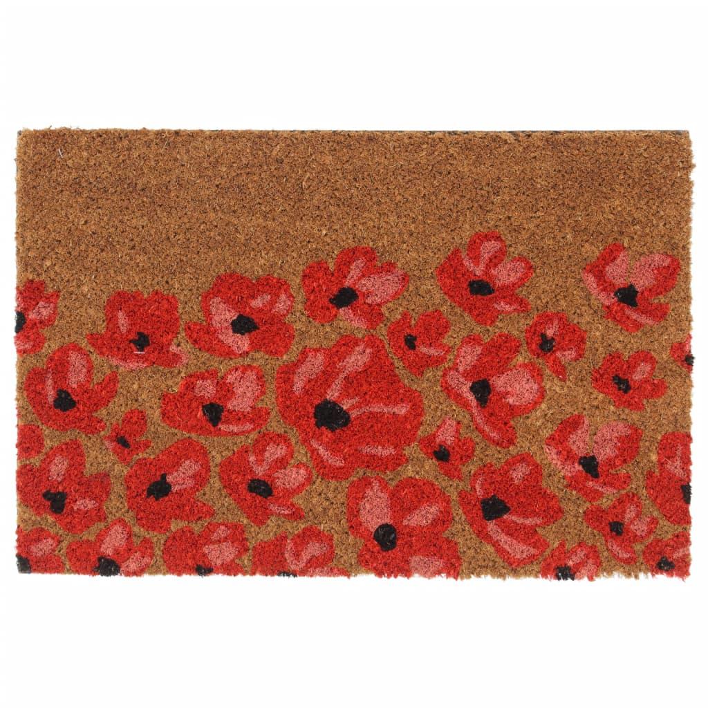 Dørmåtte 40x60 cm tuftet coir naturfarvet billede