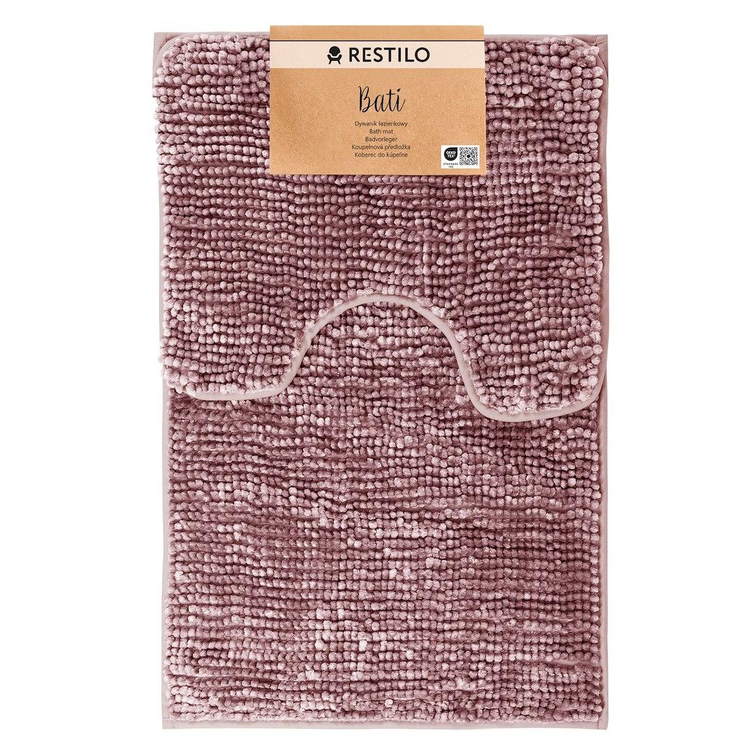 Bademåtte sæt AmeliaHome Bati - lyserød, 50×80 + 40×50 billede