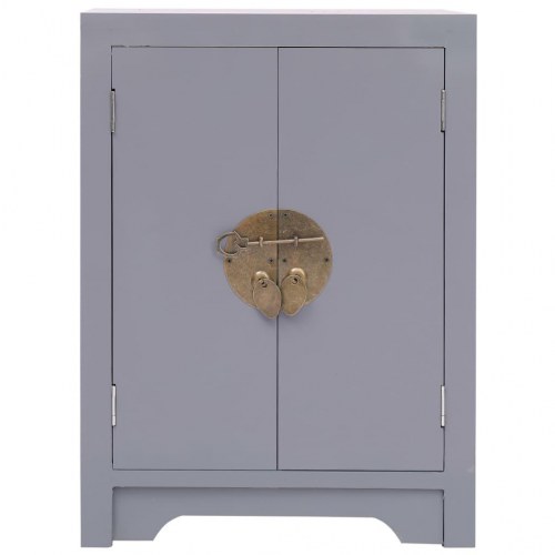 Sengebord 38 x 28 x 52 cm kejsertræ grå