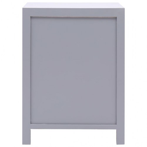 Sengebord 38 x 28 x 52 cm kejsertræ grå