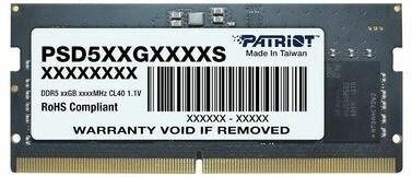 RAM til bærbar Patriot Signature 32 GB DDR5 5600 MHz CL46 SODIMM billede