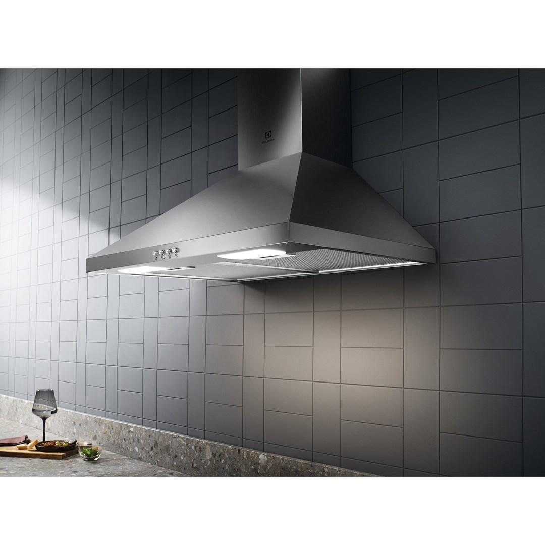 Emhætte vægmonteret Electrolux LFC316X, rustfrit stål, 420 m³/t billede