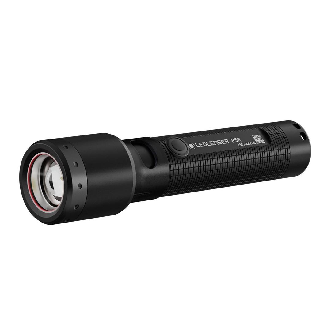 Lommelygte LED - Ledlenser P5R, sort