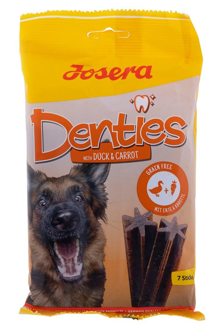 Hundegodbidder JOSERA Denties - and & gulerod, 180 g billede