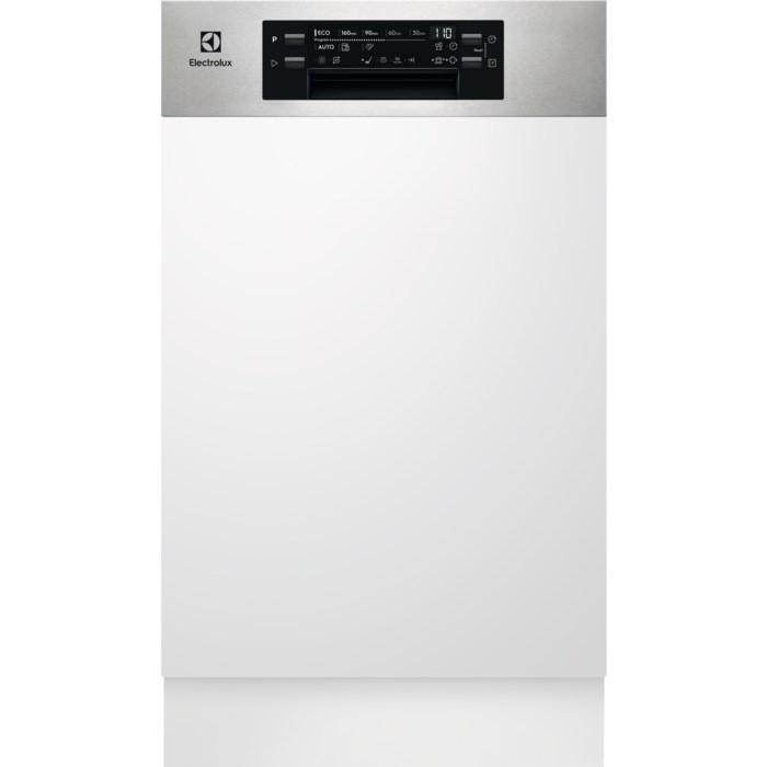 Opvaskemaskine smal 45 cm Electrolux EES42210IX – fuldintegreret, 9 kuverter billede