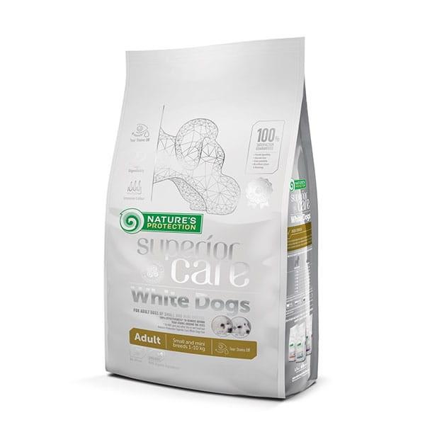 Hundefoder til små racer – Nature’s Protection Superior Care White Dogs Grain Free Adult Lamb 4 kg billede