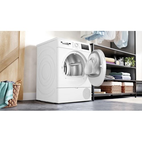 Tørretumbler Bosch Serie 4 WTH83277PL - 8 kg, kondensering med varmepumpe
