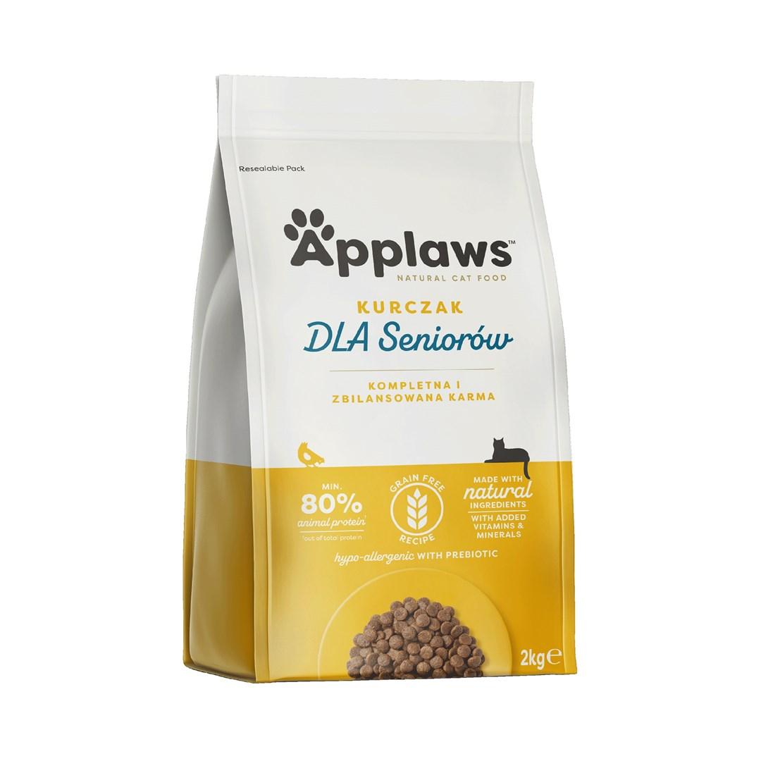 Kattemad tørfoder senior – Applaws Kylling 2 kg billede