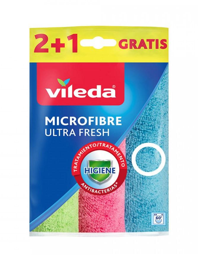 Mikrofiberklude Vileda Ultra Fresh - 3 stk. billede