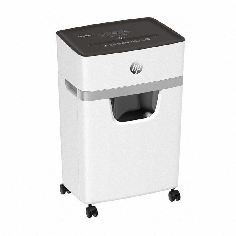 Makulator micro-cut HP OneShred 10MC P-5, 20 l, lysegrå billede