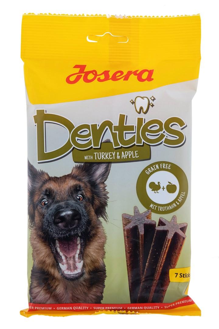 Hundegodbidder JOSERA Denties kalkun & æble - 180 g billede