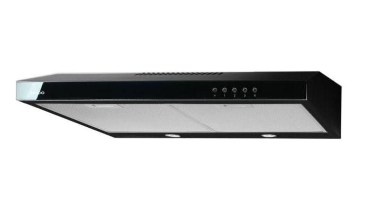 Emhætte under skab Akpo WK-7 K50 – sort glas, 50 cm billede