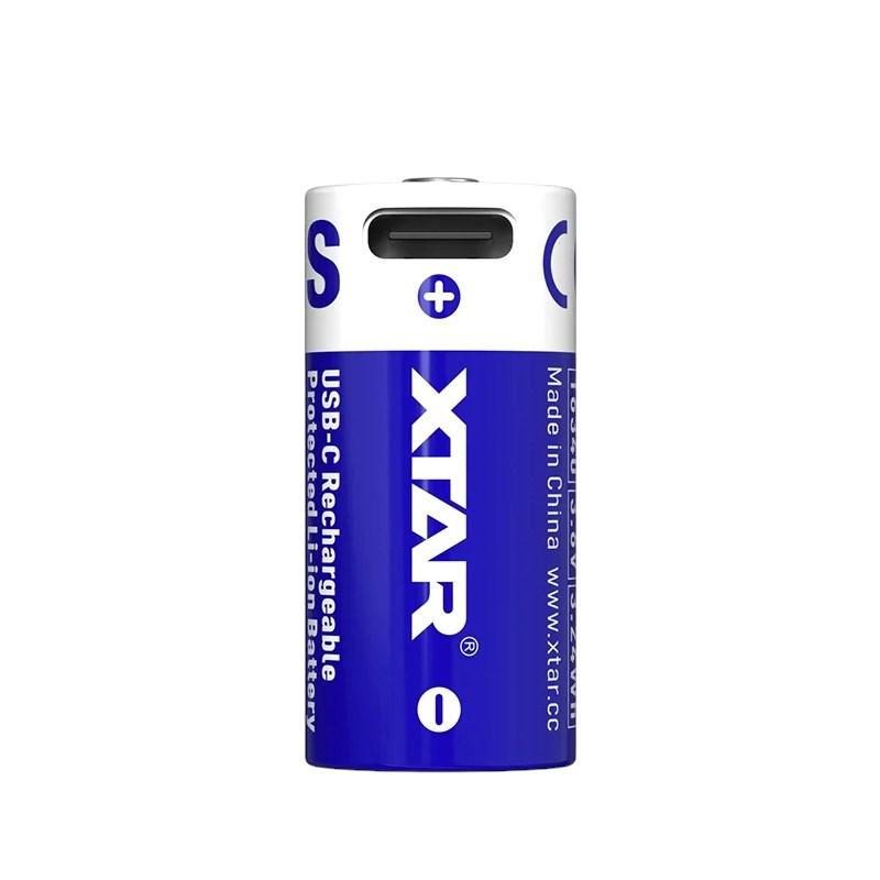 Genopladeligt batteri XTAR 16340 / R-CR123 3,7 V Li-ion 900 mAh billede