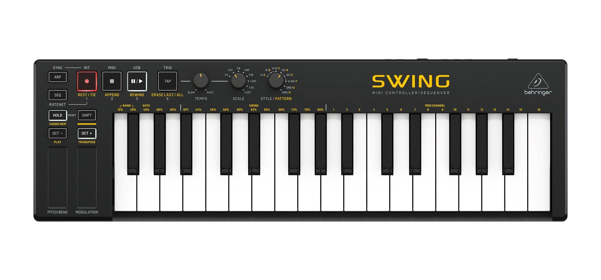 MIDI-keyboard Behringer SWING - controller med 32 tangenter billede