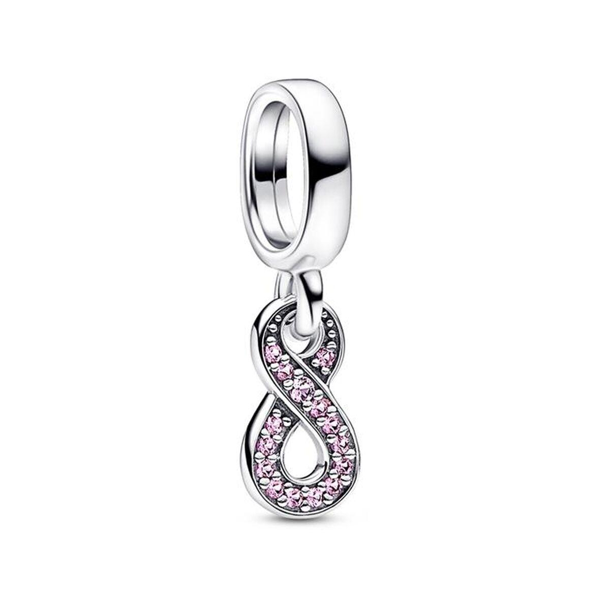 Charm til armbånd Pandora - vedhæng med lyserosa sten 792766C01 billede