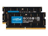 RAM til bærbar – Crucial DDR5 64 GB kit (2×32 GB) 5600 MHz CL46 SO-DIMM billede