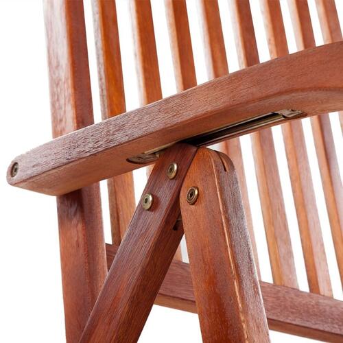 Foldbare havestole 6 stk. massivt akacietræ
