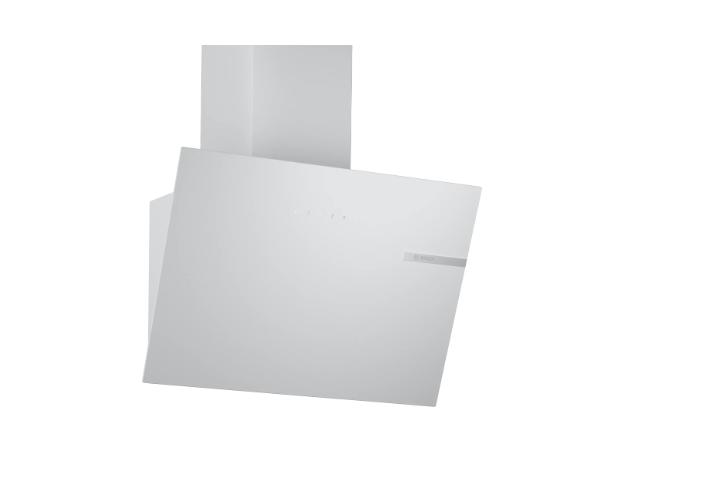 Emhætte vægmonteret Bosch Serie 6 DWK65DK20 - hvid, 430 m³/t, A billede