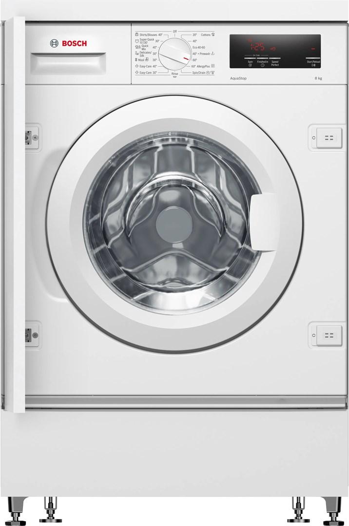 Vaskemaskine frontbetjent Bosch Serie 6 WIW24342EU, 8 kg, 1.200 omdr., C, hvid (indbygning) billede
