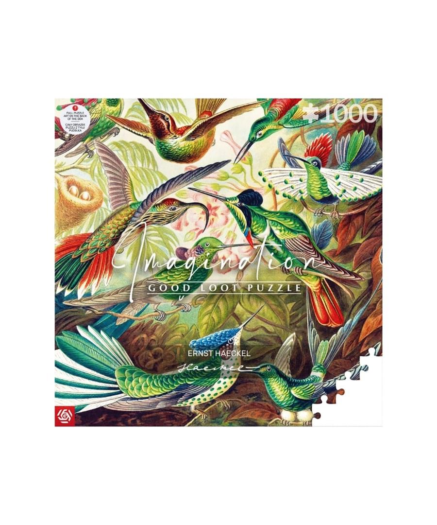 Puslespil 1000 brikker – Cenega Imagination Ernst Haeckel Kolibrier billede