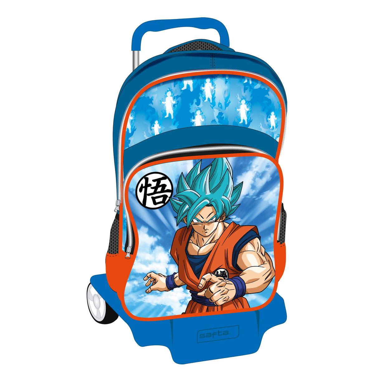 Rygsæk på hjul Dragon Ball - Blå skoletaske billede