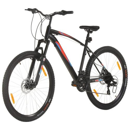 Mountainbike 21 gear 29 tommer hjul 48 cm stel sort