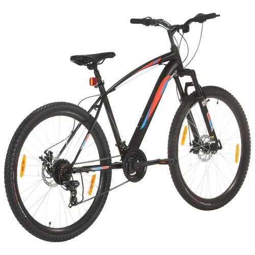 Mountainbike 21 gear 29 tommer hjul 48 cm stel sort