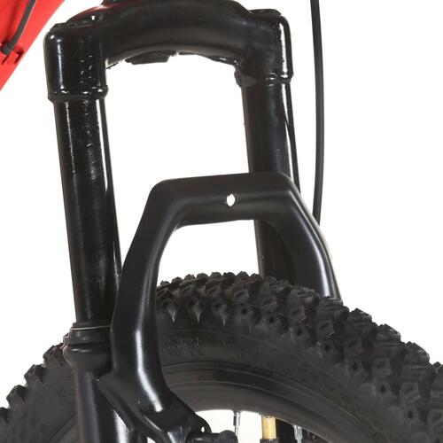 Mountainbike 21 gear 27,5 tommer hjul 38 cm rød